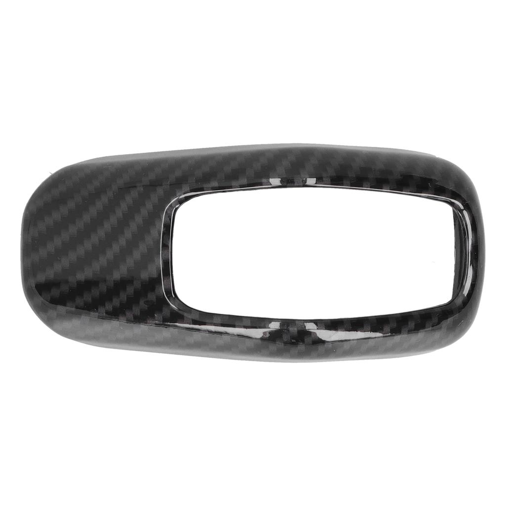 Gear Shift Knob Cover Trim Car Interior Decoration Fit for Land Rover Defender 2020-2021Carbon Fiber Style