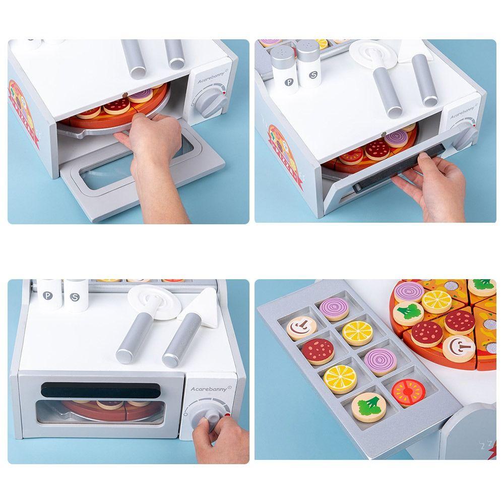 Cartoon Pizza Simulation Pizza Oven Toys Multicolor Playing Kitchen Toys  Game