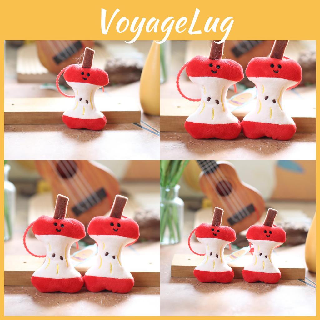 Bone Heart Small Pendant Plush Toy Key Chain For Gift Decoration And