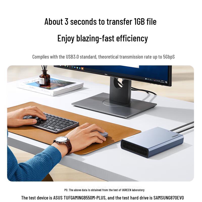 Ugreen USB 3.0 3.5-inch SATA External HDD/SSD Enclosure