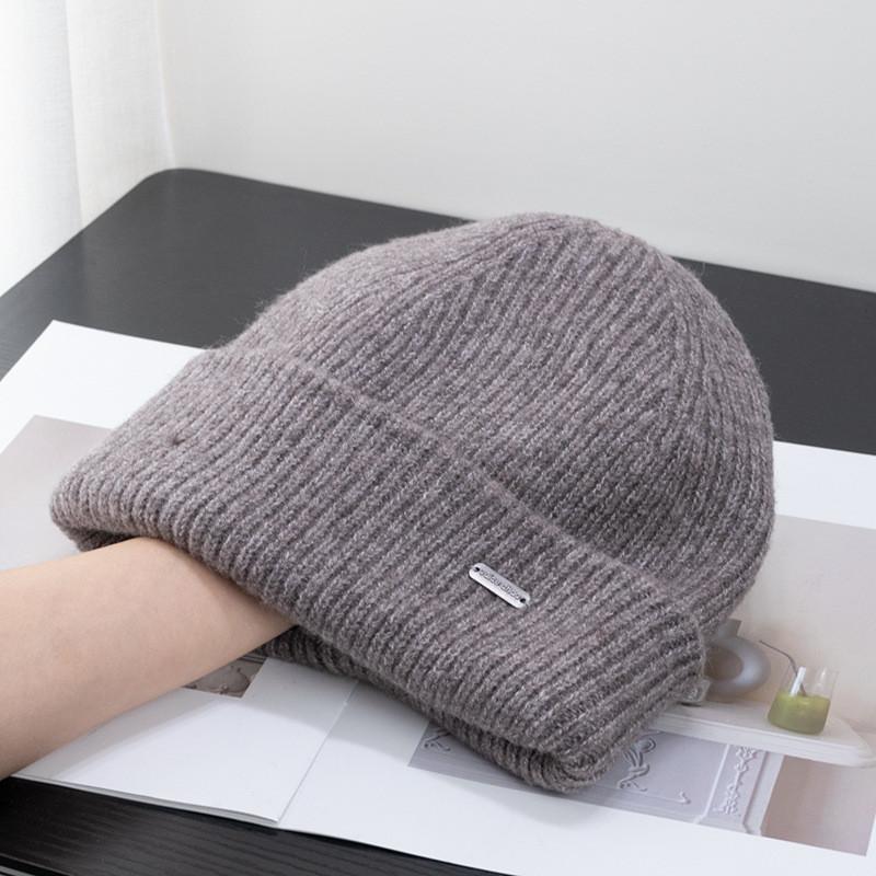 Wool Knit Hat For Women Autumn Winter Breathable Warm Ear Protection Fashion Casual Stylish Ol