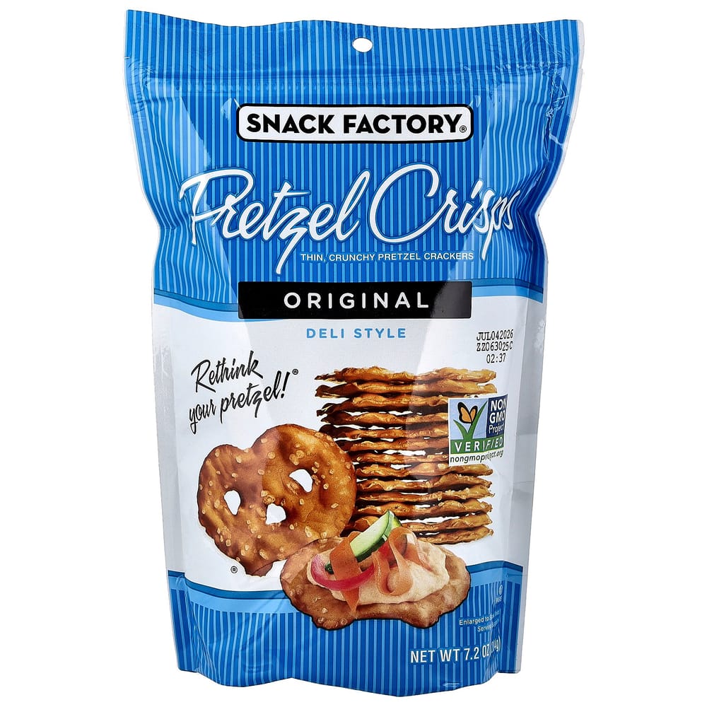 iHerb Pretzel Crisps Original Deli Style 204g (7.2oz)