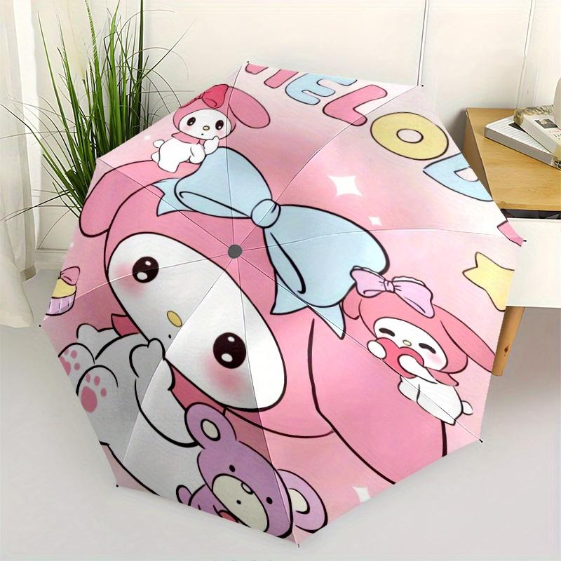 

Pink Cute My Melody Sanrio Automatic Opening and Closing Folding - A Good Choice for Gifts, Fashionable and Convenient Cartoon Umbrella With Cute Cart