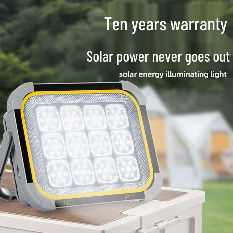 Solar-Ultrahelle Wasserdichte Wiederaufladbare Outdoor-Flutlichtleuchte