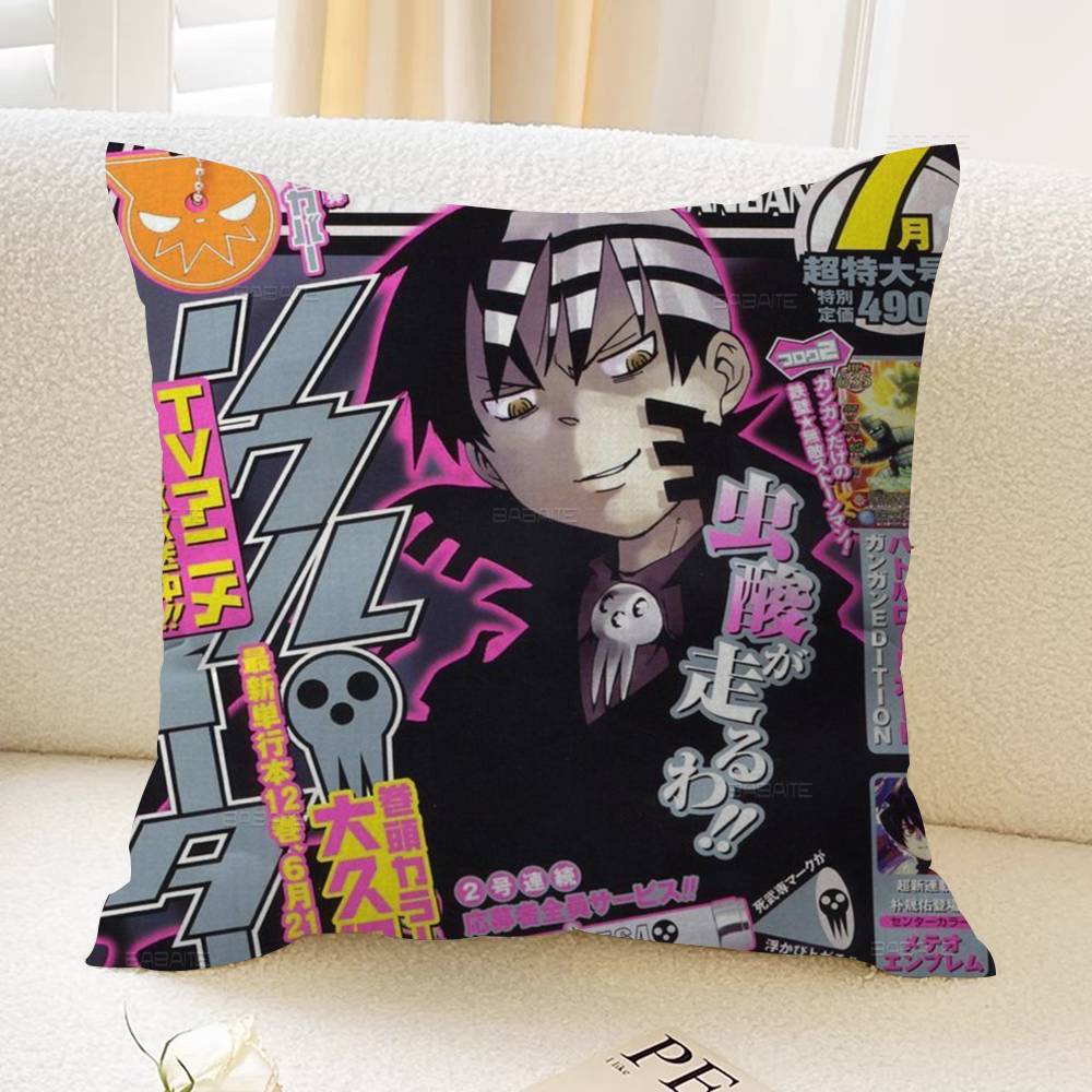 Японский Аниме S-Soul E-Eater Наволочки Домашнее Постельное Белье Декоративная Наволочка Свадебная Супер Мягкая Наволочка 30cmx30cm