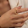 Stylish Devil's Eye Ring: Openable, Zircon Inlaid, Adjustable Women's Geometric Jewelry