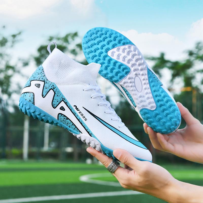 X thorn 15 children's football shoes men's high-top students long spikes broken nails competition sports shoes