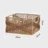 Elegant Woven Storage Basket for Desktop and Coffee Table - Perfect for Organizing Sundries and Snacks