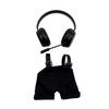 [AXLUCE] Lovebu Kleidung Overalls mit Kopfhörern Plüschtier (Schwarz)