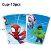 Spider Hero Birthday Party Decoration Plate Cup Banner Balloon Superhero Party Favors Baby Shower Decor Birthday Supplies Gift