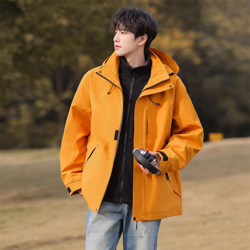 VUUG Men s 3-in-1 Waterproof Windproof Outdoor Jacket XL