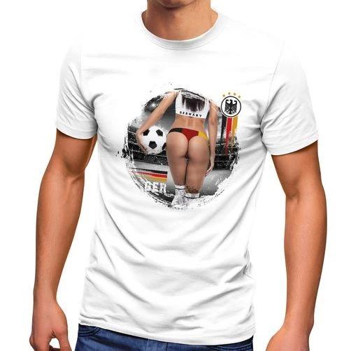 

Men s T-Shirt Germany European Football Championship Shirt 2024 Fan Shirt Sexy Po Girl Germany- S