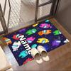 Custom Name Personalized Among Us Print Carpet, Versatile Home Decor Rug, for Playroom, Apartment, Balcony, Entryway, Hallway Gift