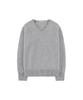 Banwonateullie Kn4290 Essential V-Neck Knit_Melange Gray
