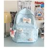 New Japanese high-value, fresh and sweet candy-colored backpack, lightweight and large-capacity travel backpack for junior high school students