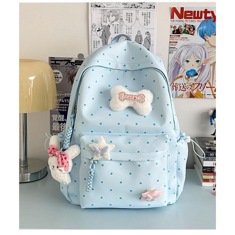 New Japanese high-value, fresh and sweet candy-colored backpack, lightweight and large-capacity travel backpack for junior high school students