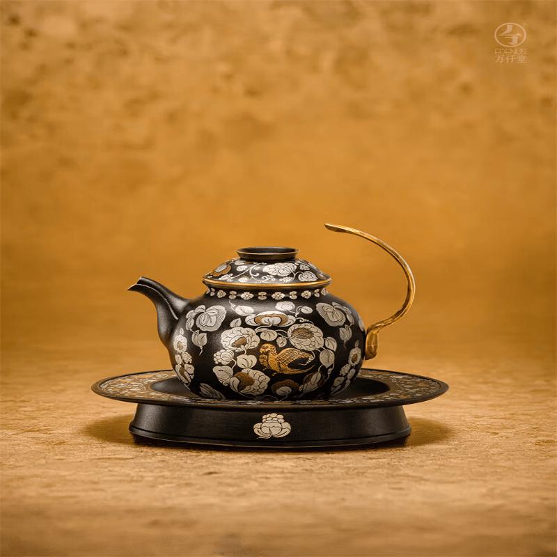 Wanquiantang Shaanxi History Museum Co-branded Ceramic Tea Set