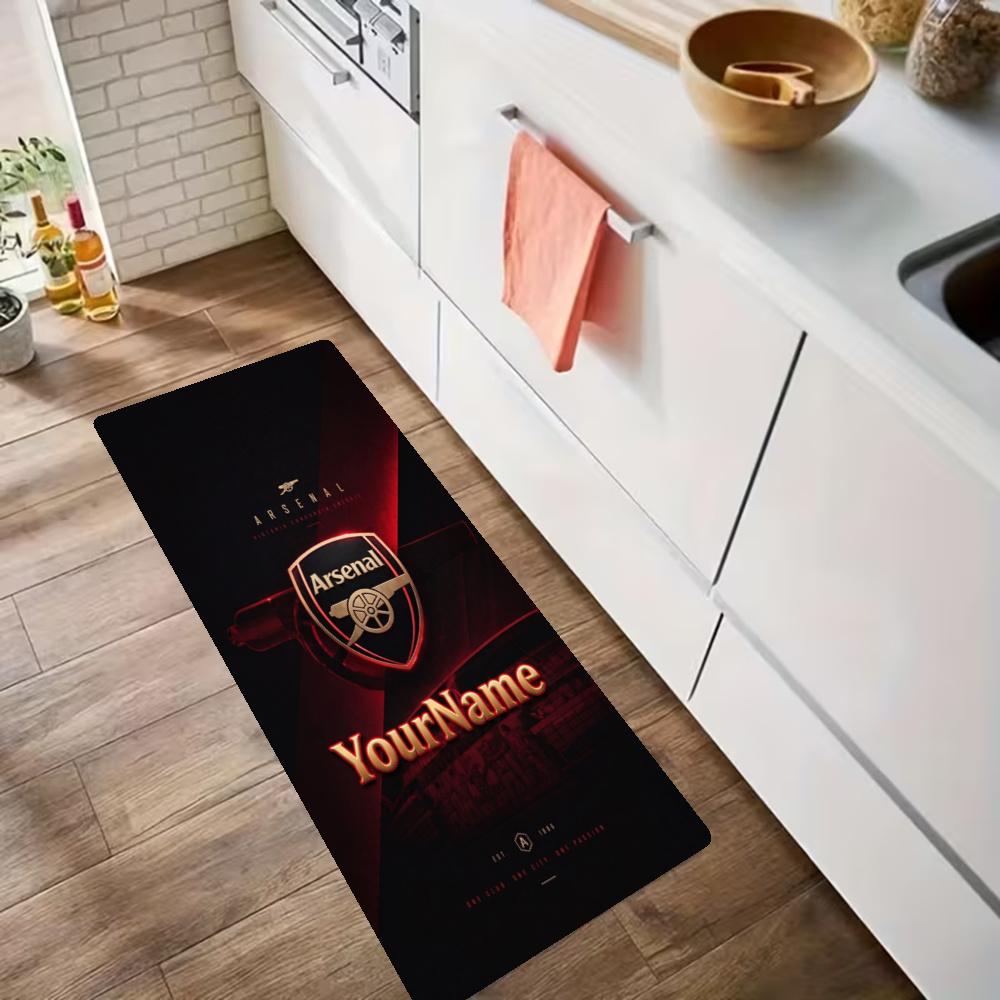 Arsenal Customize Your Name Kitchen Rug Runner Rug Laundry Mat Hallway Entryway The Best Gift Choice