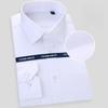Camisa de Vestir de Manga Larga para Hombre 100% Algodón de Alta Calidad Nueva Lisa para Hombre Talla Grande Corte Regular Rayas Camisa de Negocios Blanco Azul 8XL