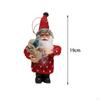 Christmas Hanging Decoration, 7.5 Inch High Santa Claus Doll, Vivid Appearance with Lanyard, Home