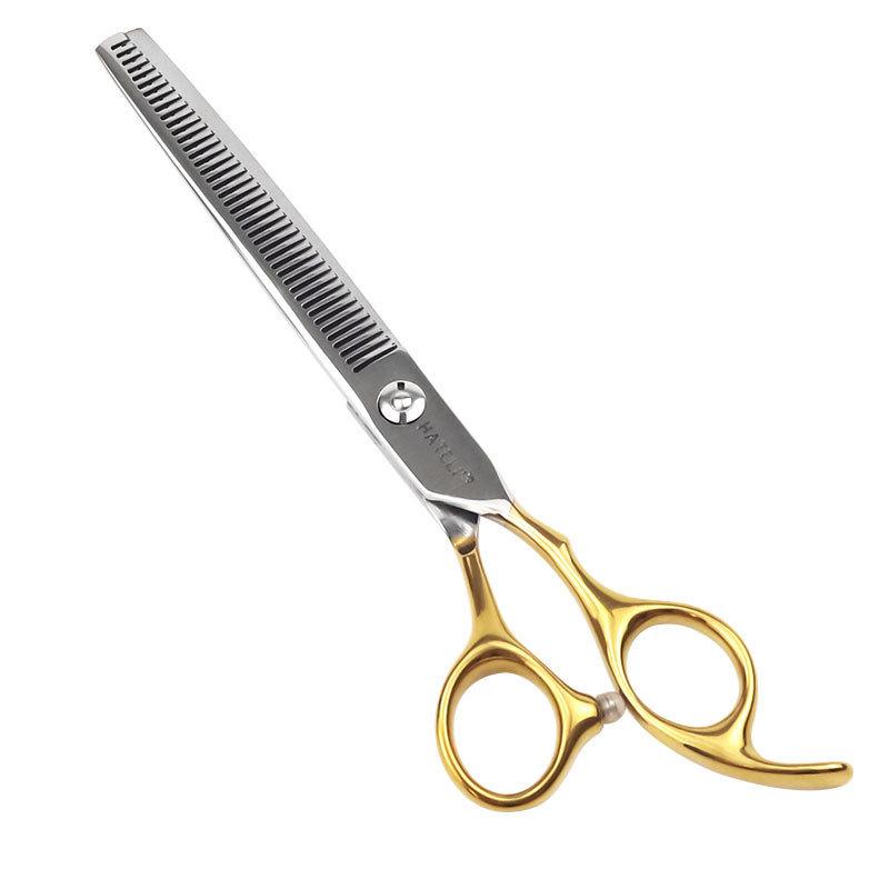 7.0 inch Professional Pet Grooming Scissors Fishbone Teeth Straight/Curved Thinning Scissor for Dogs Pet Groomer Tools Products