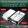 Commercial Stainless Steel Rectangular Food Pan