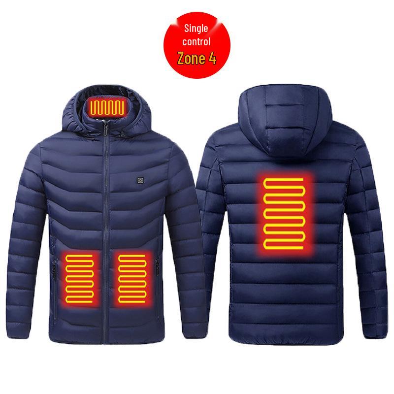 Intelligente temperaturkontrollierte beheizte Baumwolljacke: Elektrisch, Warm und Bequem