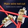 Universal High Power Splitter Conductor Brass Wire Connector Terminal Blocks  Electrical