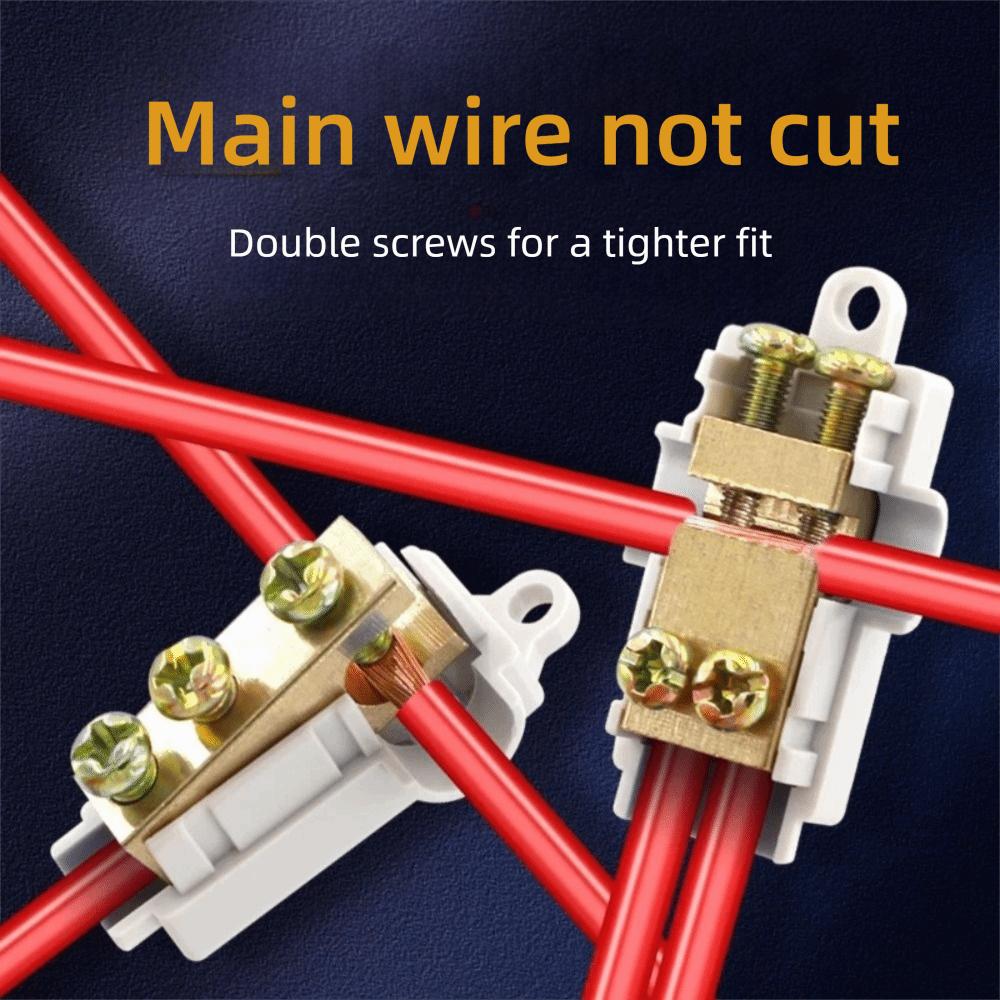 Universal High Power Splitter Conductor Brass Wire Connector Terminal Blocks Electrical