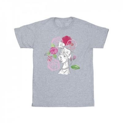 Girls 101 Dalmatians Flowers Cotton T-Shirt
