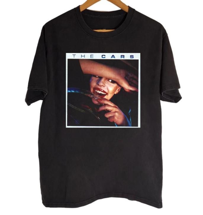

NEWThe Cars Band Black Cotton Shirt Full size S5XL Unisex T-Shirt L
