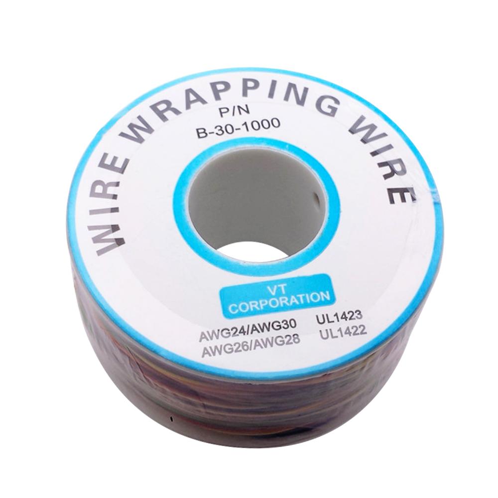 111M 11AWG Wire Cable 8 Color PCB Soldering Fly Iine Breadboard Jumper Colored Insulation Wrap Cable Tinned Pure Copper