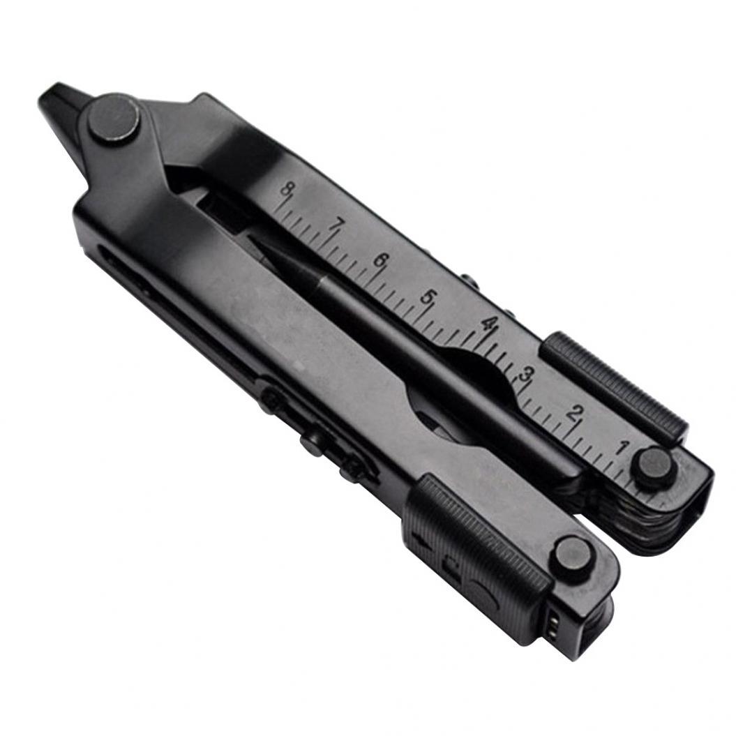 

Портативные плоскогубцы из нержавеющей стали для использования на открытом воздухе, открывалка для бутылок, линейка, многофункциональный инструмент для выживания