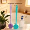 Silicone Double-Sided Exfoliating Bath Brush with Soft Bristles