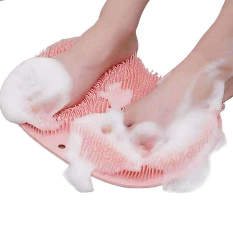 Foot Rubbing Tool for Lazy People Foot Brushing Foot Sole Anti Slip Pad Bathroom Back Rubbing Household Use Dead Skin Suction Cup