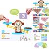 Lustiges Mathe-Zählspiel für Kinder Affen-Balance-Spielzeug-Set für Vorschulkinder