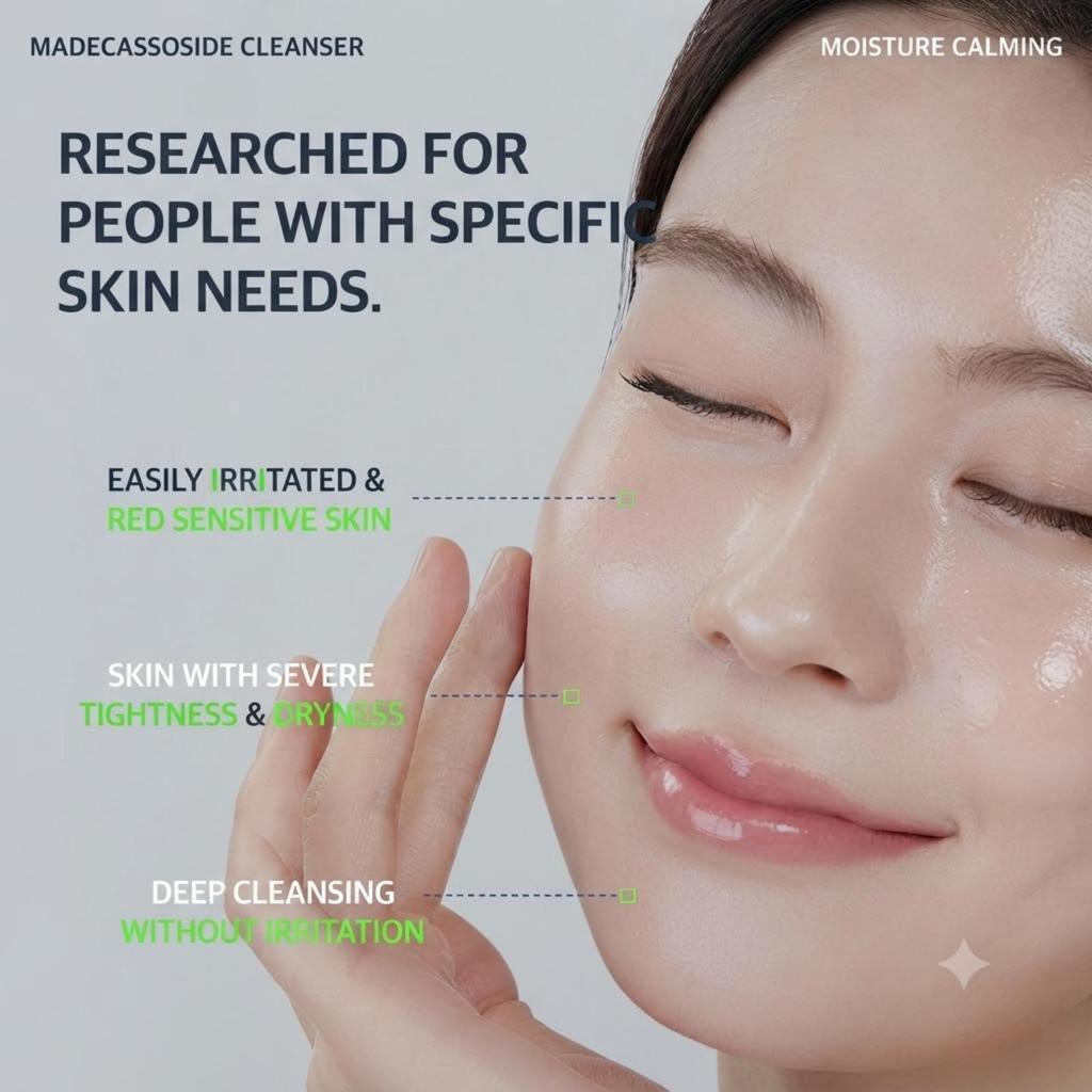 MEDIHEAL Madecassoside Moisture Calming Cleanser 120ml