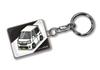 MKJP Custom Key Chain Daihatsu Atley S320G S330G S321G S331G Early Period Base: Black Car Color: White
