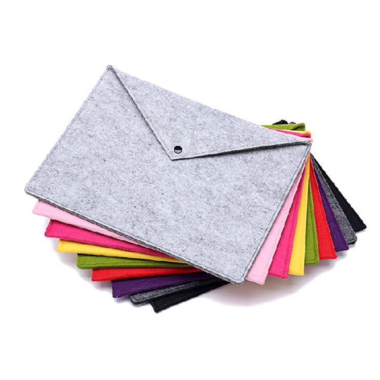 In-Stock A4 Felt File Bag for Document Storage