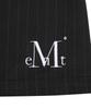 Mucent Flint Stripe Half Pleated Skirt