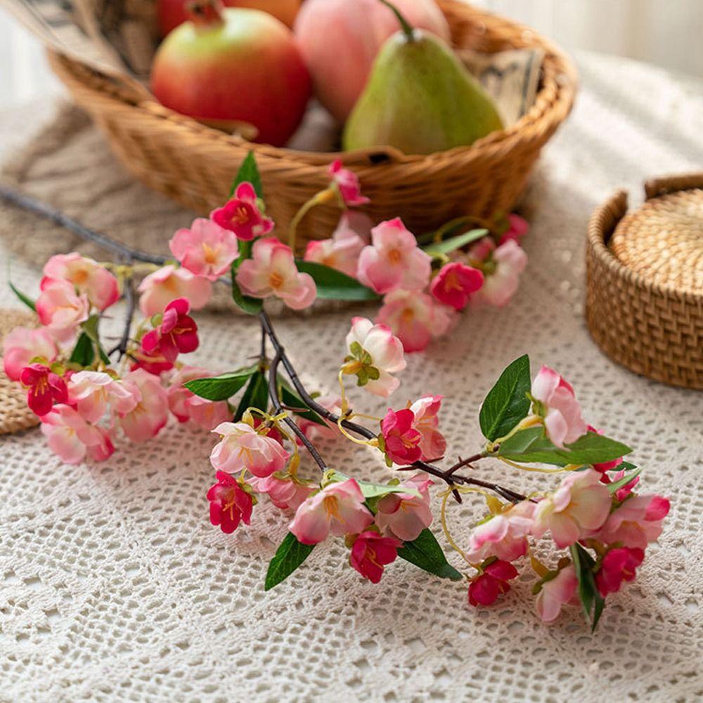 Elegant Simulation Malus Flowers Real Touch Fake Flowers  Home Office Decor