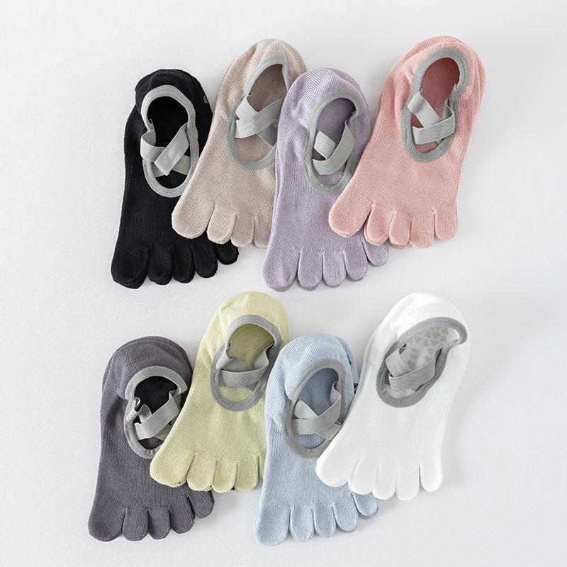 Five-Finger Yoga Socks - Children's Size - Anti-Slip - Pilates Training - Summer Lightweight Model - Sports Fitness Split-Toe Boat Shoes for Women