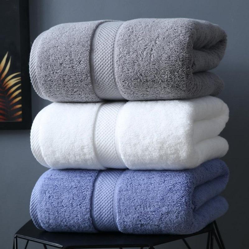 Baumwoll-Badetuch für Erwachsene, weiche, saugfähige Handtücher, Badezimmer-Sets, großes Strandtuch, Hotel- und Spa-Handtücher für Zuhause