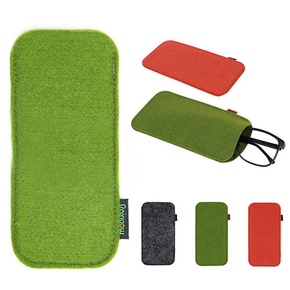 

Felt Cloth Container Sunglasses Portable Sunglasses Bag Glasses Storage Glasses Box Glasses Bags красный