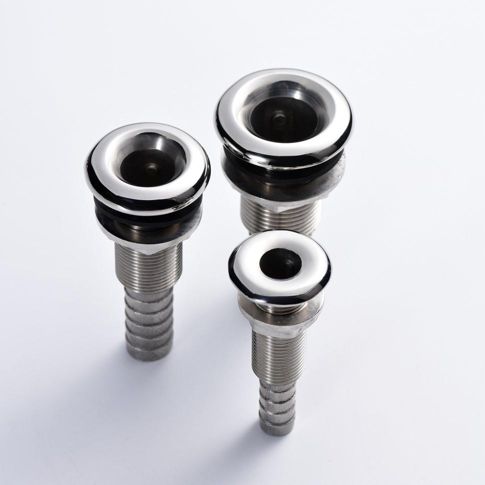 316 Stainless Steel Yacht/Boat Full Thread Drain Outlet Port Spare Parts