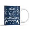 Mug - Christmas Decorator Man - Ceramic - Double-sided Print - 325 Ml