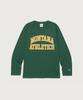 College Graphic Stonewash Long Sleeve T-Shirt Dark Green