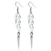 Gothic long fringed rivet pendant, ear hanging earrings, trendy thorn earrings