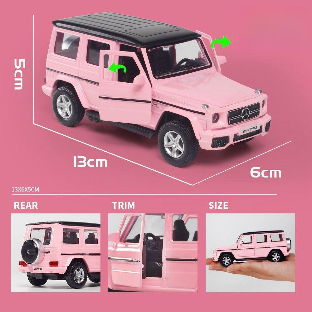 1/36 Mercedes-Benz G63 G-Class Toy Car Model For Children RMZ CiTY SUV Sport Diecast Miniature Pull Back Collection Gift For Boy