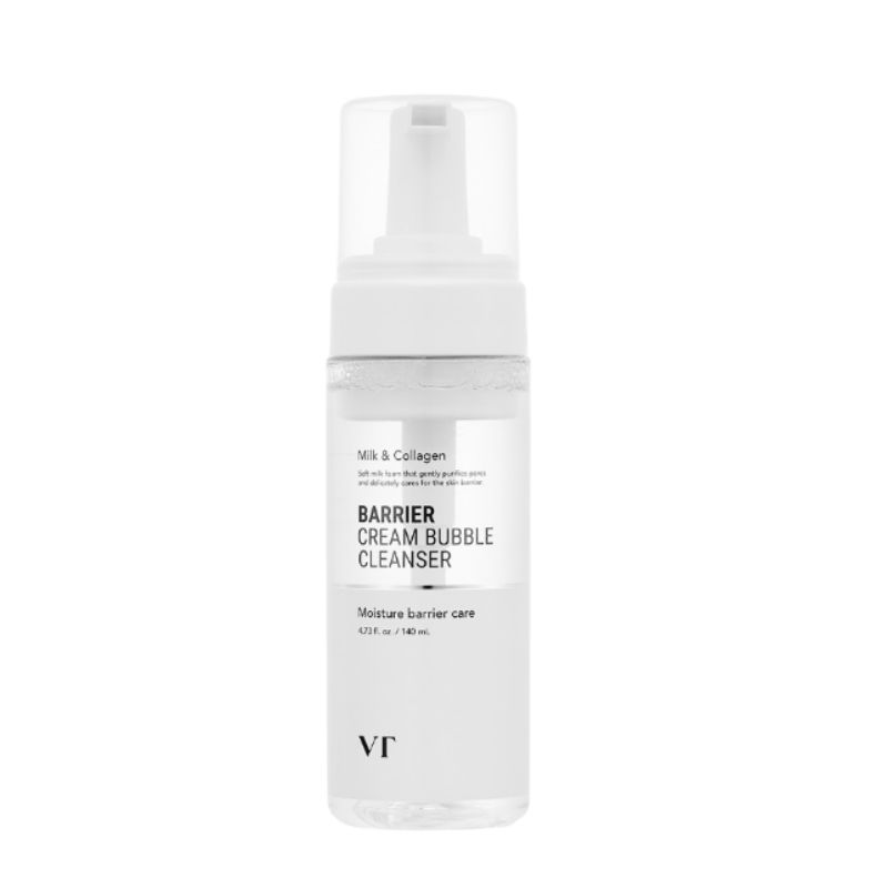VT Cosmetics Barrier Cream Bubble Cleanser Micro Foam Deep Cleansing Hydrating Face Wash 150ml